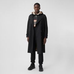 The Long Kensington Heritage Trench Coat, Size: 42, Black