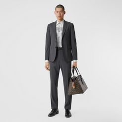 Slim Fit Stretch Wool Suit, Size: 52R, Grey