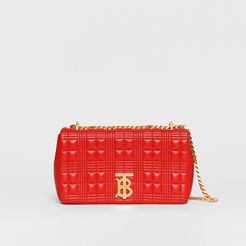 Small Quilted Lambskin Lola Bag, Red