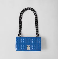 Small Quilted Lambskin Lola Bag, Blue
