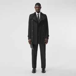 The Short Wimbledon Trench Coat, Size: 34, Black