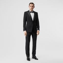 English Fit Mohair Wool Tuxedo, Size: 44R, Black