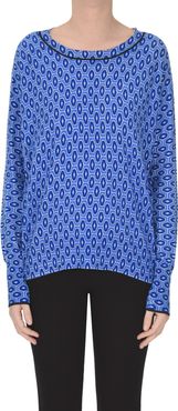 Pullover stampa optical