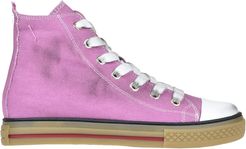 Sneakers high-top in canvas