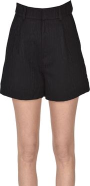 Shorts in tessuto jacquard