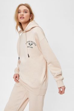 Keep Active Society Embroidered Hoodie - Sand