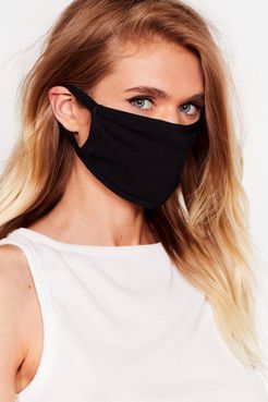 Fashion Fabric Face Mask - Black