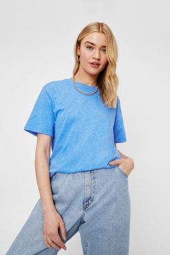 Classic Relaxed Crew Neck T-Shirt - Washed Blue