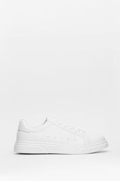 Croc to Go Faux Leather Sneakers - White