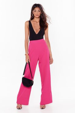 Suits You Wide-Leg Pants - Pink