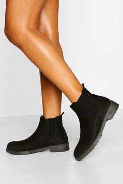 Pull On Chelsea Boots - Black - 5