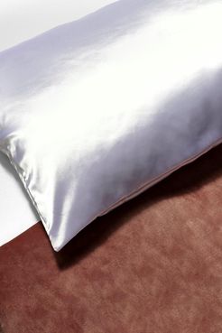 Satin Super Soft Hair Protect Pillowcase - White - One Size