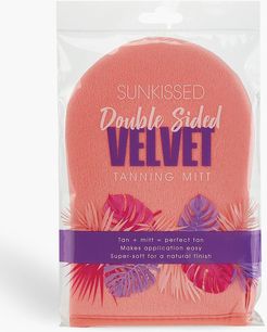 Sunkissed Double Sided Velvet Mitt - Orange - One Size