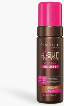 Rimmel Sunshimmer Tan Mousse Matte Medium - Brown - One Size