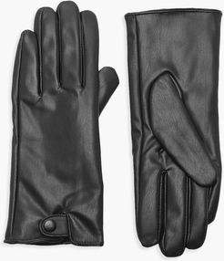 Pu Popper Gloves - Black - One Size