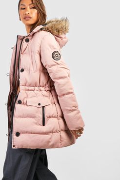 Luxe Mountaineering Parka - Pink - 4