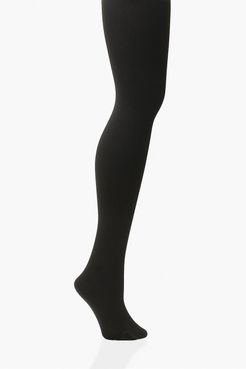 Plus 300 Denier Thermal Tights - Black - One Size