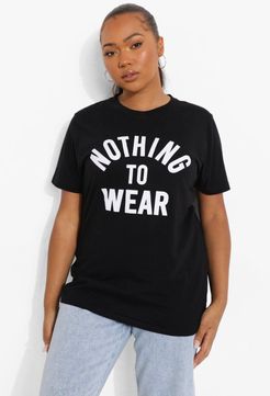 Plus Nothing To Wear Graphic T-Shirt - Black - 12
