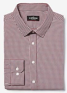 Slim Plaid Button-Down Wrinkle-Resistant Performance Shirt