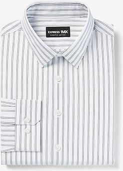 Slim Striped Stretch Cotton 1Mx Dress Shirt