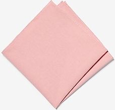 Solid Pocket Square Men's Pink