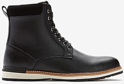 Pebble Leather Sneaker Boot
