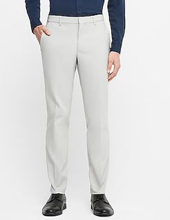 Extra Slim Double Weave Tech Performance Dress Pants Gray W42 L34