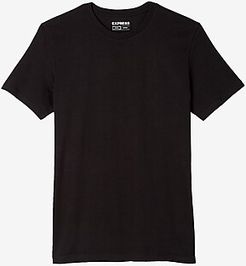 Supersoft Moisture-Wicking Crew Neck T-Shirt Black Men's XS