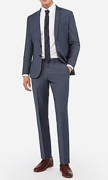 Extra Slim Blue Performance Stretch Wool-Blend Suit Pants