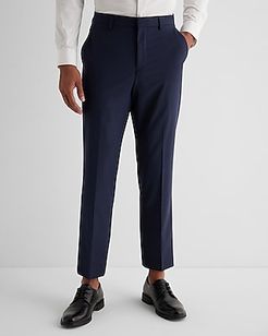 Slim Navy Washable Wool-Blend Suit Pants