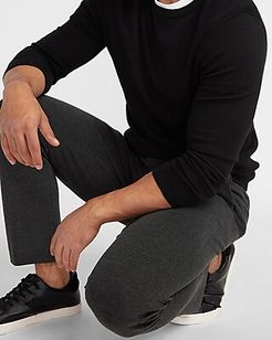 Classic Solid Charcoal Luxe Comfort Soft Suit Pants
