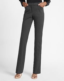Mid Rise Heathered Barely Boot Curvy Pant Women's Charcoal Gray