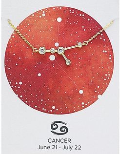 Sterling Forever Gold Cancer Constellation Necklace Women's Gold