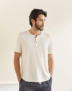 Upwest Short Sleeved Henley T-Shirt White Men's S
