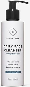 Blind Barber Watermint Gin Daily Face Cleanser Men's Black