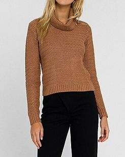 English Factory Cowl Neck Sweater Brown Women's S