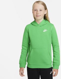 Felpa pullover con cappuccio Nike Sportswear Club - Ragazzi - Verde