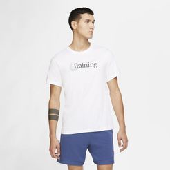 T-shirt da training con Swoosh Nike Dri-FIT - Uomo - Bianco