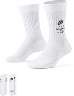 Calze Nike SNKR Sox di media lunghezza - Bianco