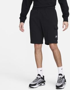 Shorts cargo in French Terry Nike Sportswear Club - Uomo - Nero