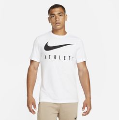 T-shirt da training Nike Dri-FIT - Uomo - Bianco
