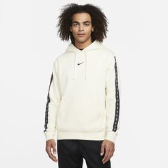 Felpa pullover in fleece con cappuccio Nike Sportswear - Uomo - Bianco