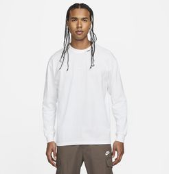 T-shirt a manica lunga Nike Sportswear Premium Essentials - Uomo - Bianco