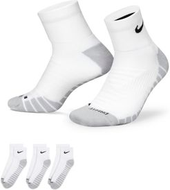 Calze da training alla caviglia Nike Everyday Max Cushioned (3 paia) - Bianco