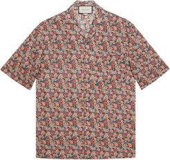 Liberty floral bowling shirt