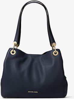 Raven Large Leather Shoulder Bag