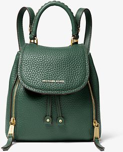 Viv Extra-Small Pebbled Leather Backpack