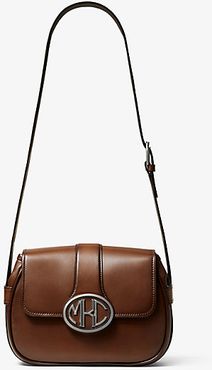 Monogramme Burnished Calf Leather Shoulder Bag