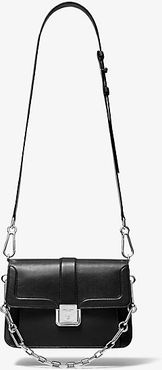 Crawford Pebbled Calf Leather Crossbody Bag