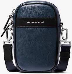 Greyson Pebbled Leather Smartphone Crossbody Bag